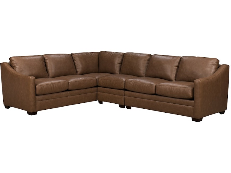 Craftmaster Solerno Leather 3 Piece Sectional 320079496