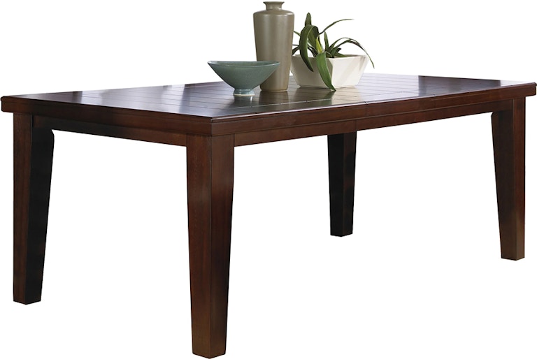 Crown Mark Bardstown Cherry Espresso Rectangle Table w/18" Leaf 561310142