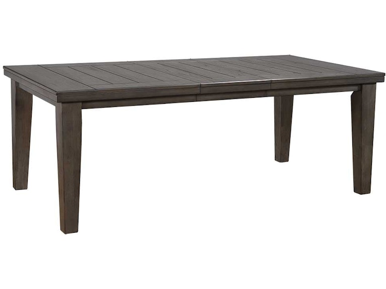 Crown Mark Bardstown Grey Rectangle Table w/18" Leaf 063846273