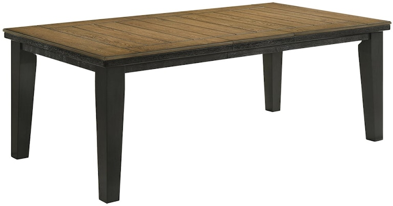 Crown Mark Bardstown Wheat/Charcoal Rectangle Table 523154562