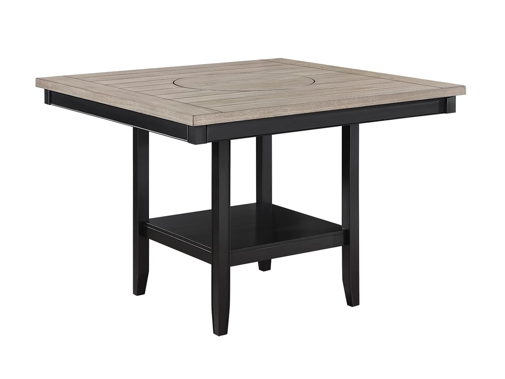 Crown mark fulton counter 2025 height table with lazy susan