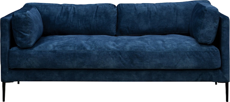 Dovetail Furniture Malvar Ocean Blue Velvet Blend Sofa DOV3164 481921942