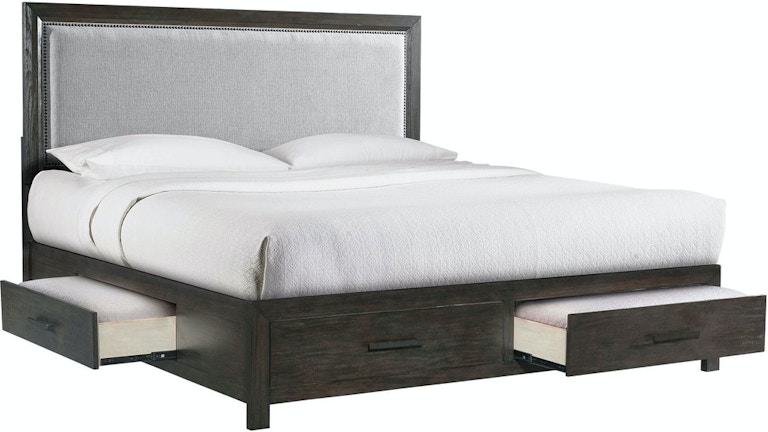 Elements International Shelby Upholstered Storage Bed SY600BED SY600BED