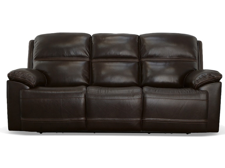 Flexsteel Jackson Dark Brown Power Reclining Sofa w/Power Headrests 1759-62PH 202-70 839446896