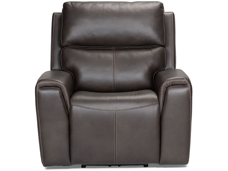 Flexsteel Jarvis Mica Leather Power Recliner with Power Headrest 1828-50PH 009-70 582818863