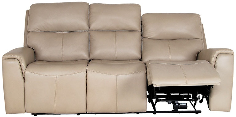 flexsteel jarvis leather sofa