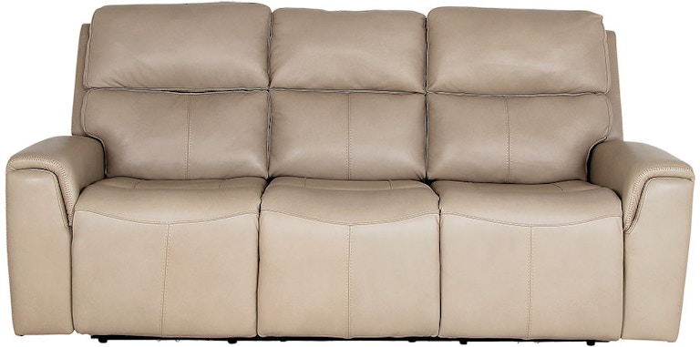 Flexsteel Jarvis Parchment Leather Power Reclining Sofa with Power Headrest 1828-62PH 009-12 840550281