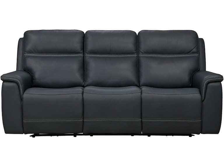 Flexsteel Sawyer Slate Blue Leather Zero Gravity Power Reclining Sofa w/ Power Lumbar & Headrests 217018765