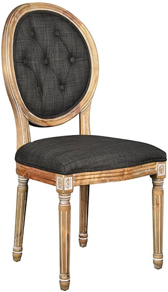 Forty West Meg Urban Bark Tufted Side Chair 11603-UB 137797546
