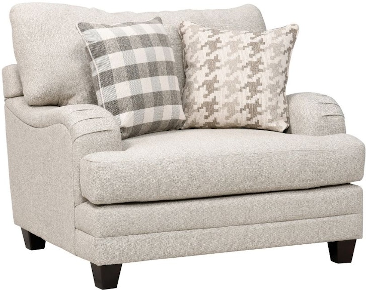 Fusion Furniture Basic Wool Chair & a Half 4482 FUS4482BASICWOOL