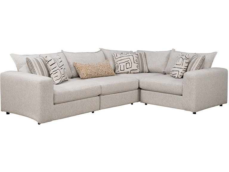 Fusion Furniture Durango Pewter 4pc Sectional 7004-4PCSECT 406459025