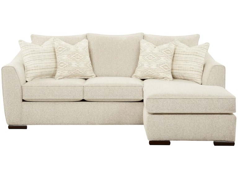 Fusion Furniture Vibrant Vision Oatmeal Sofa with Chaise 9778 411691786