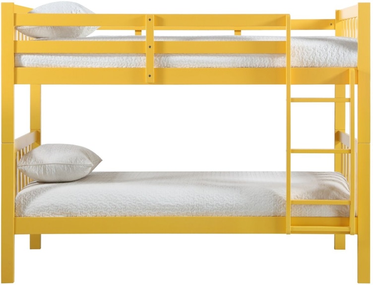 Homelegance SH540 Yellow Twin Over Twin Bunk Bed 386200908