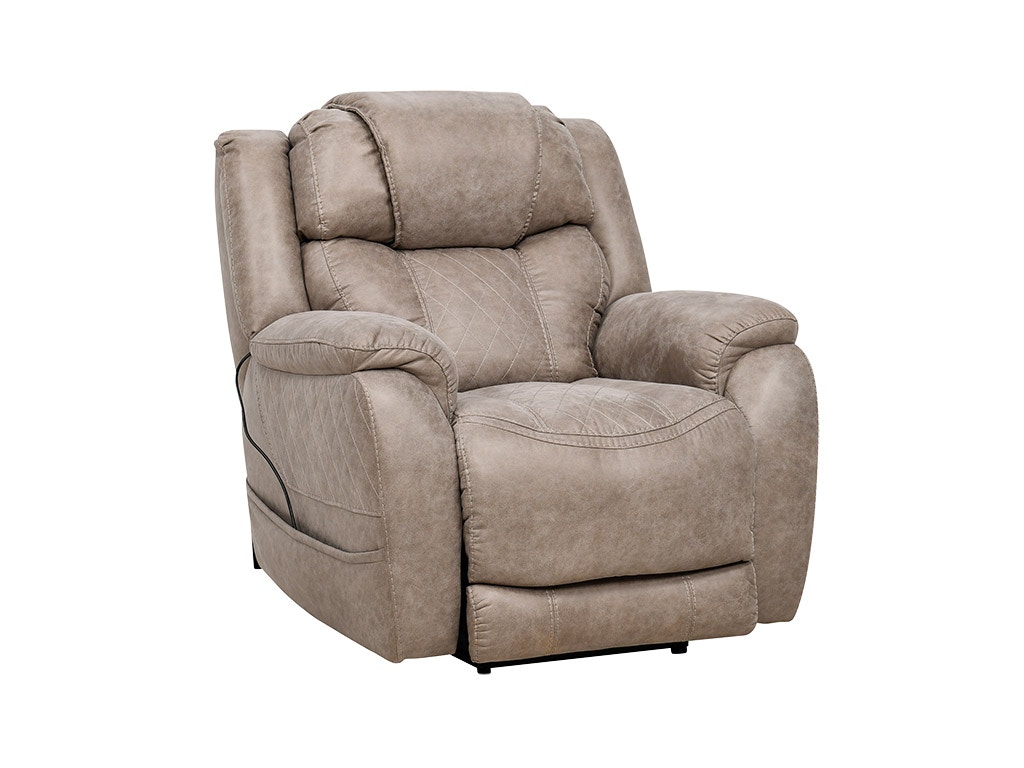 Bronco Mushroom Recliner w/ Power Headrest & Lumbar by Homestretch 176 ...