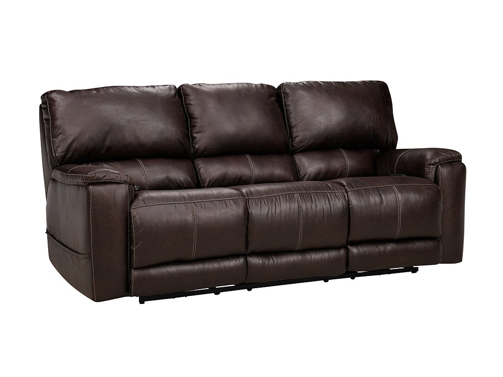 Homestretch Milan Espresso Power Sofa 1973721