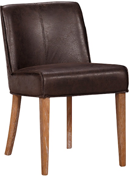 Home Trends & Design Buddy Dark Brown Leather Side Chair G201-364-340-82 866736129