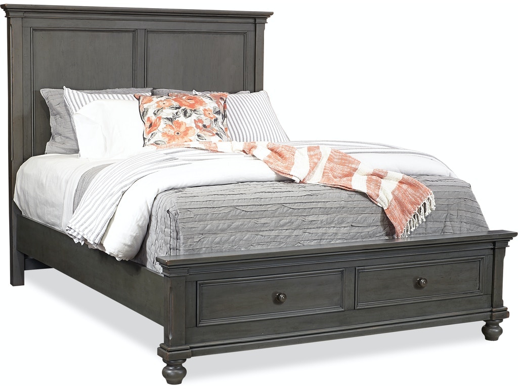 Oxford Peppercorn Panel Storage Bed I07PEPPSBED