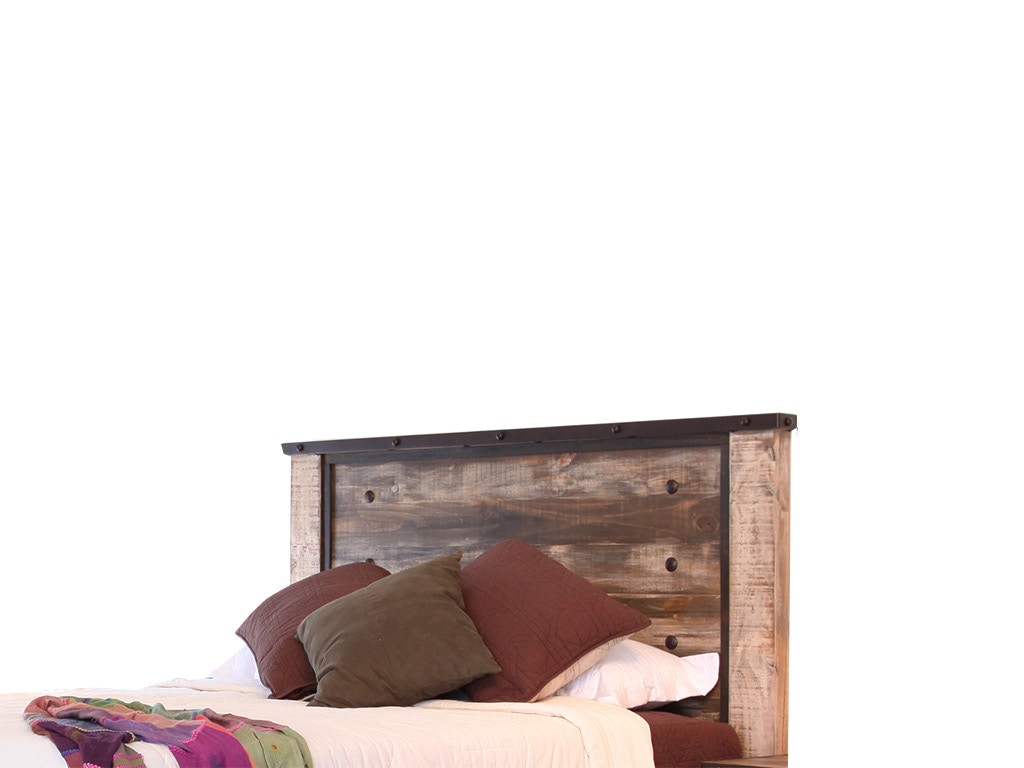 Antique wood online headboard