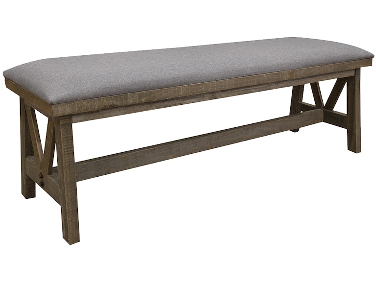 International Furniture Direct Loft Brown 54" Cushioned Dining Bench IFD6441BEN 631119204