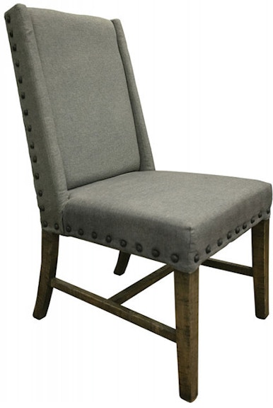 International Furniture Direct Loft Grey Upholstered Host Chair IFD6551CHR 818368647