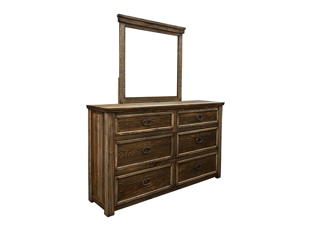 Pine 6 online drawer dresser