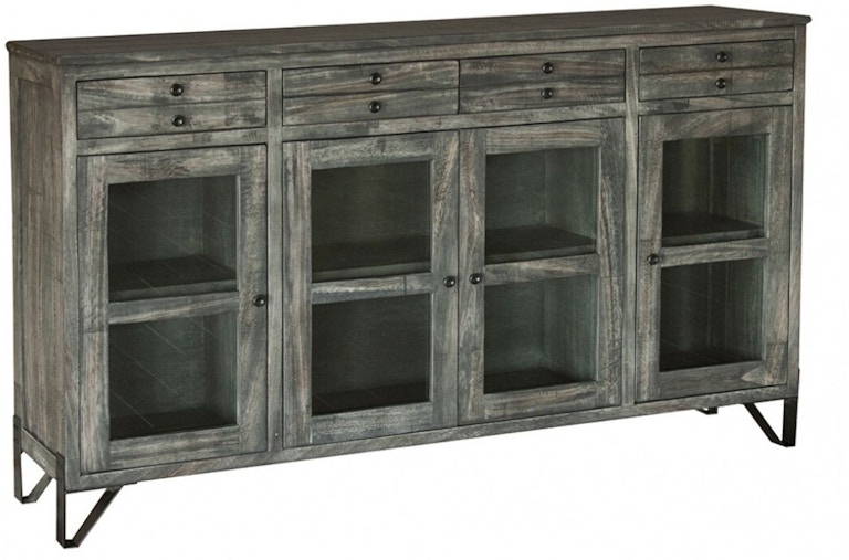International Furniture Direct Moro 68" Live Edge Credenza IFD686CONS IFD686CONS