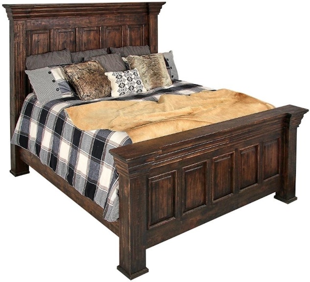 International Furniture Direct Terra Brown Bed IFD1020BED IFD1020BED