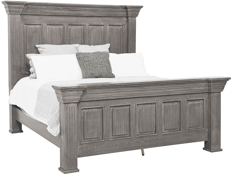 International Furniture Direct Terra Gray Bed IFD1041BED IFD1041BED