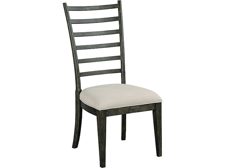 Kincaid Furniture Oakley Charcoal Ladder Back Side Chair 888094599