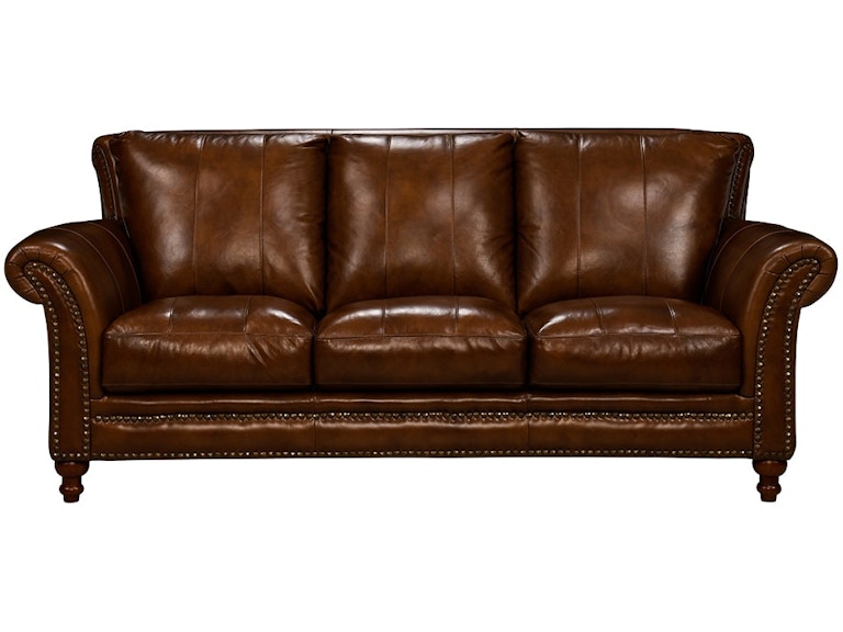 Leather Italia Butler Brown Leather Sofa 349588934