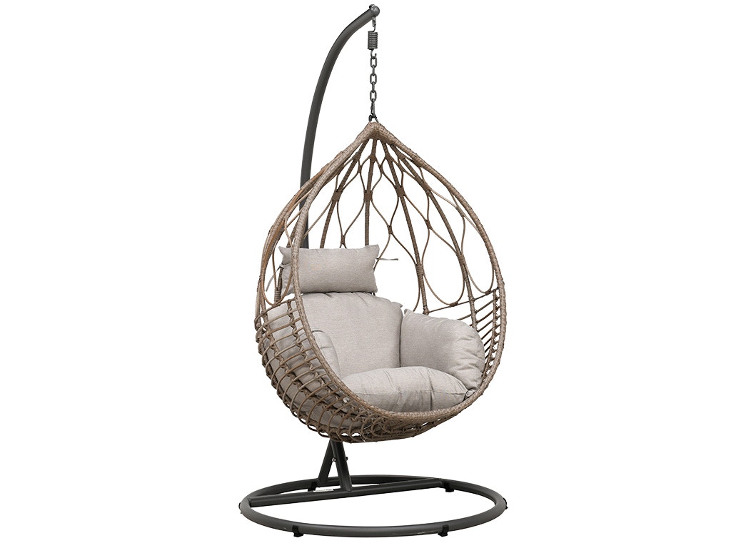 Wicker hanging 2024 basket chair