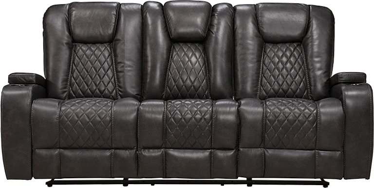 Man Wah Steel Reclining Sofa with Drop Down Center Console  S70116M-L3-2M-T-L 30509-2#