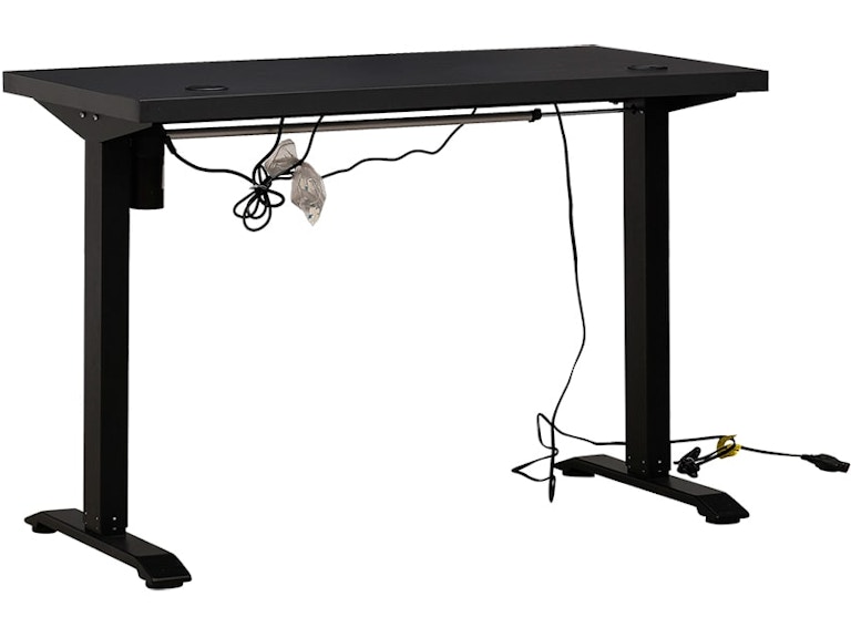Martin Furniture Black Adjustable Standing Lift Desk 410681459
