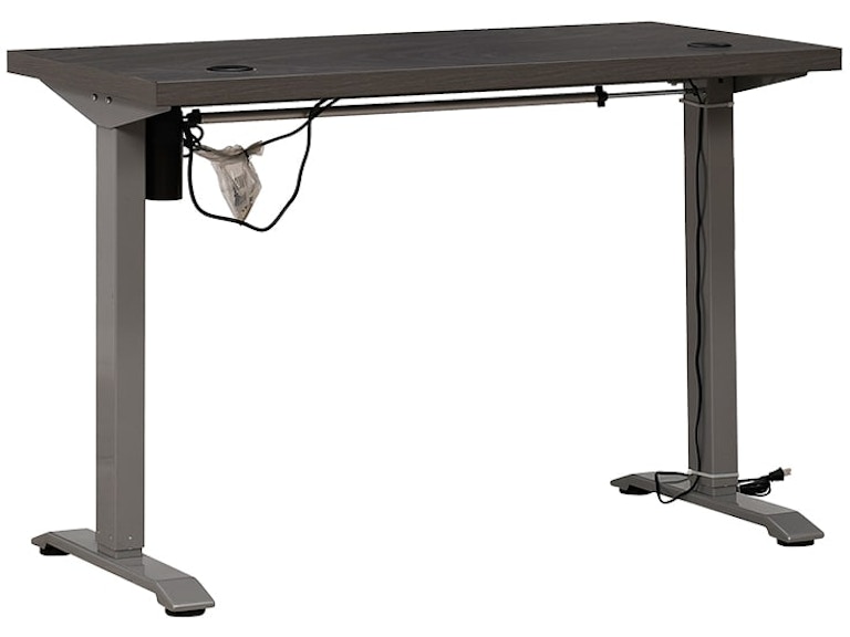 Martin Furniture Gray Adjustable Standing Lift Desk 287732554
