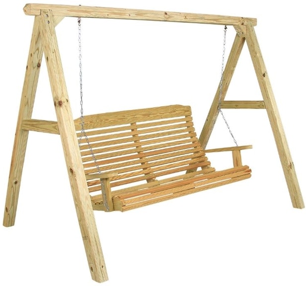 Outdoor Creations Adirondack 4 Ft. Full Back Outdoor Swing OD11001