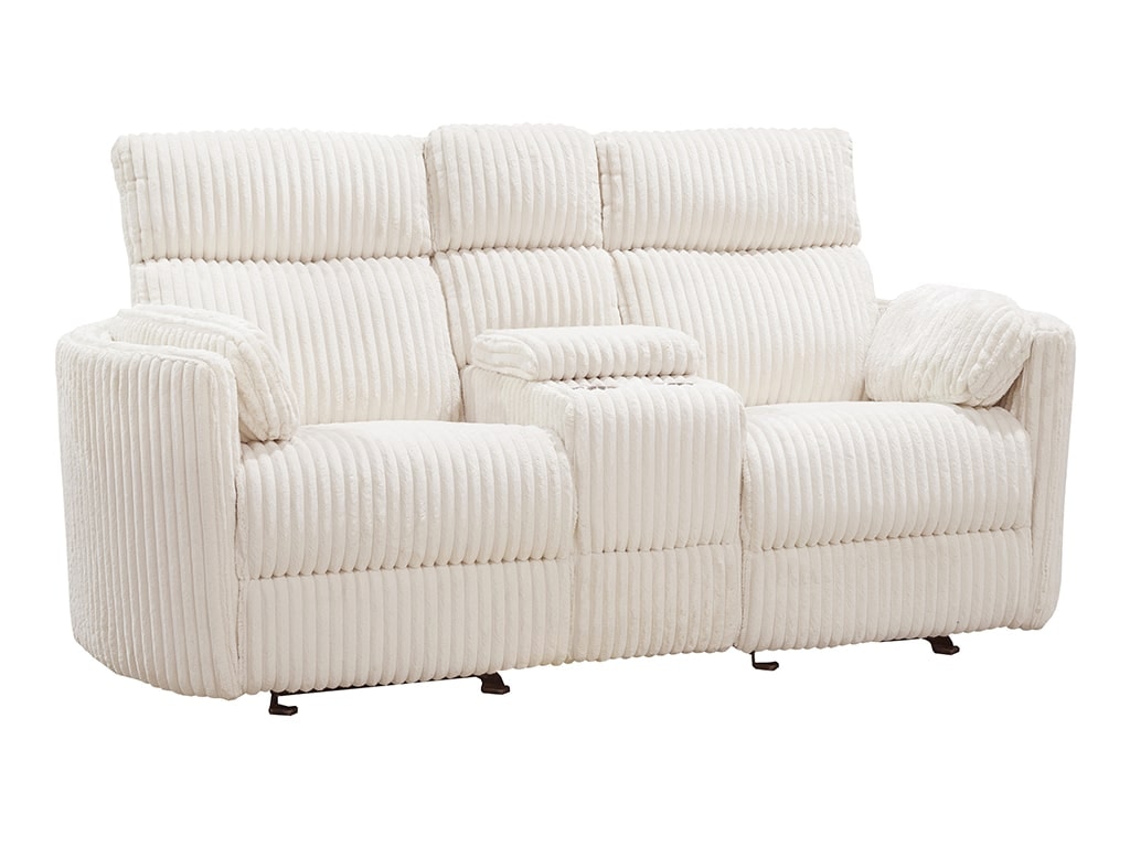 Parker Living Radius Mega Ivory Glider Power Reclining Console 