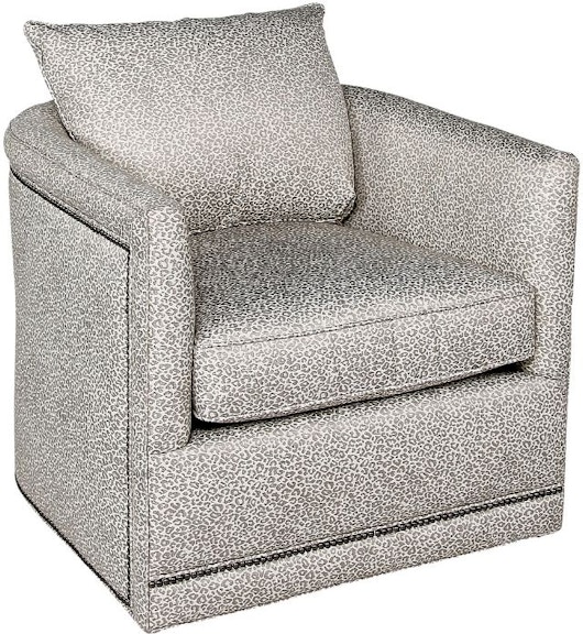 Sam Moore Aura Grey Swivel Chair 1851 100212-94 217912713