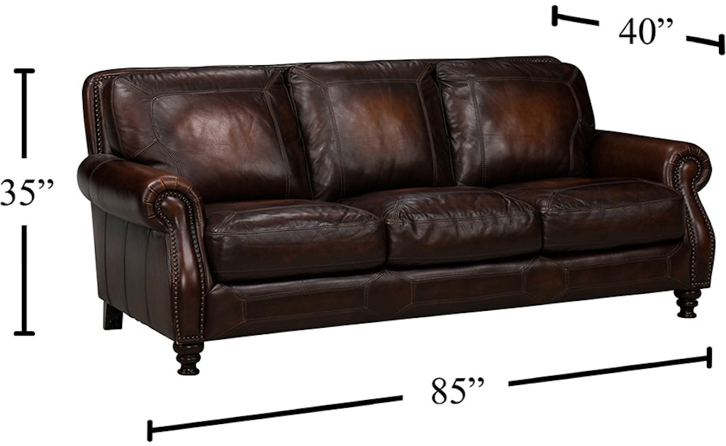 simon li meadows leather sofa