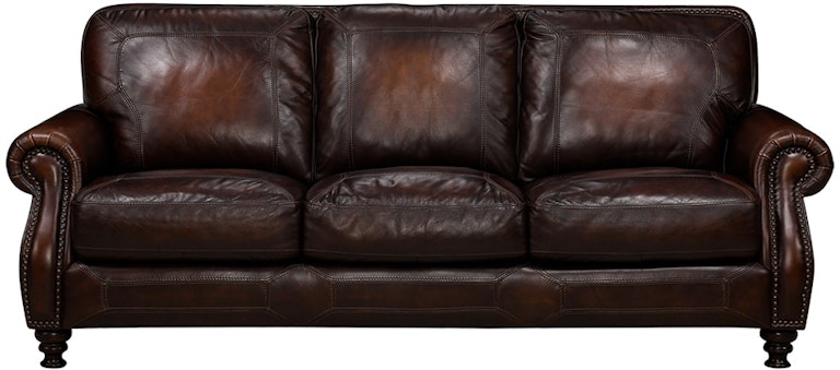 Simon Li Ashland Prairie Meadows Leather Sofa SLJO18-30