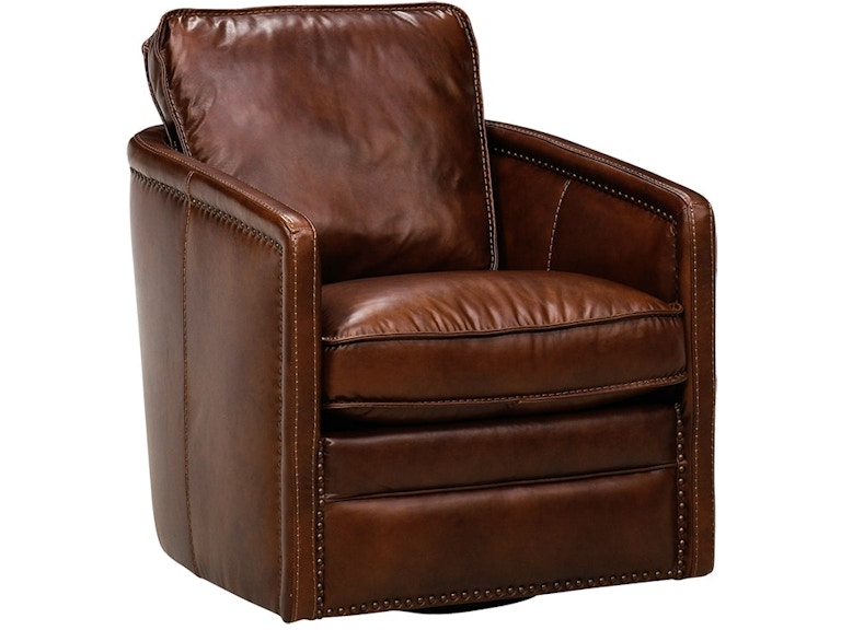 Simon Li St James Tobacco Leather Swivel Chair H342-11L-1D-SJ0E SLH34211L1DSJ0E