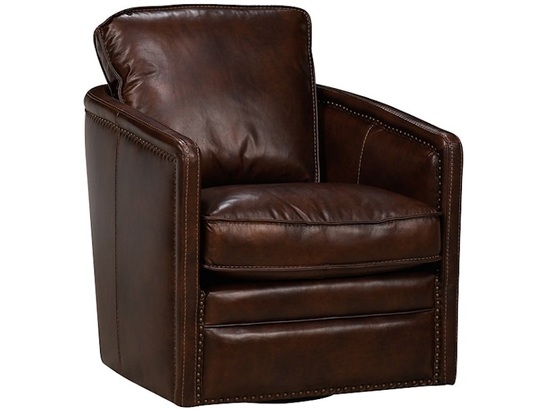 Simon Li St James Old English Leather Swivel Chair H342-11L-1D-SJ0L 882025821