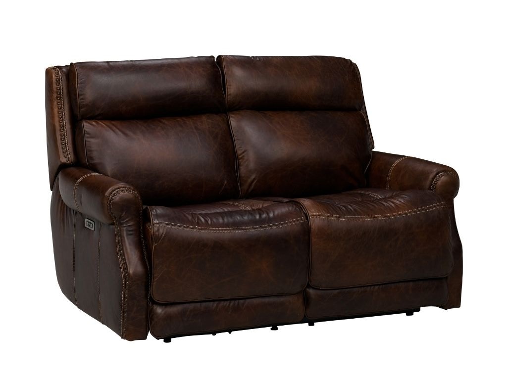 Simon li leather deals loveseat