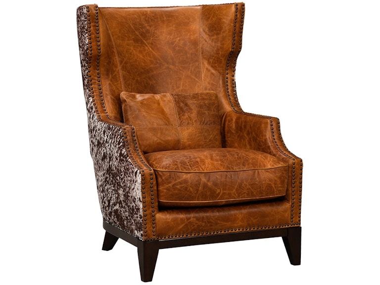Simon Li Vesuvius Cowabunga Cognac Leather Chair 382267521