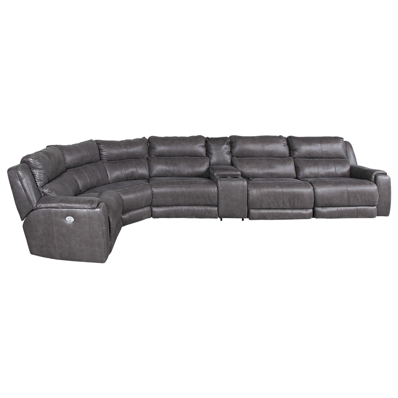 Southern Motion 883 Dazzle Grey 6 Piece Power Reclining Sectional