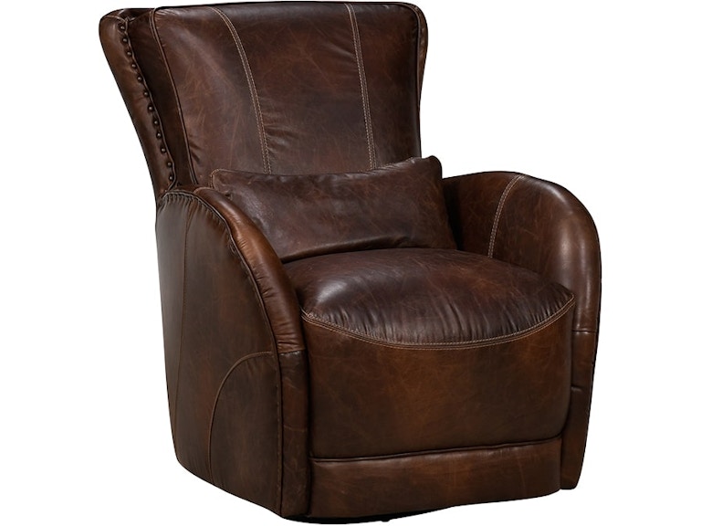 Simon Li Vesuvius Brown Swivel Chair H330-11L-00-VS0A 694897296