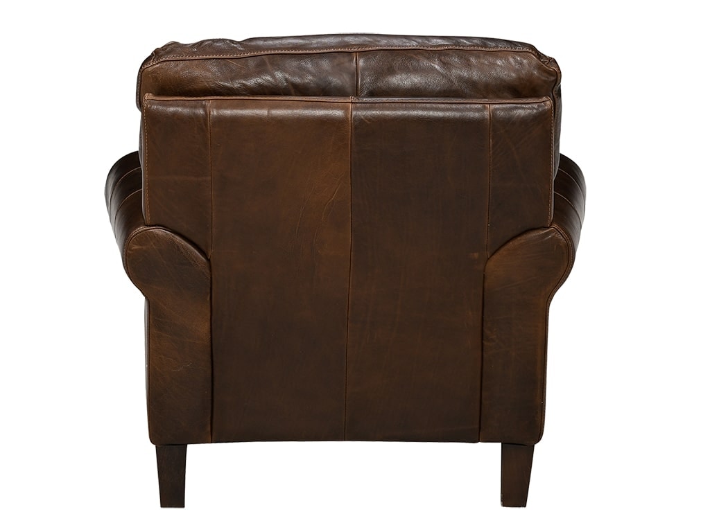 Soft Line America York Chestnut Leather Chair 738600112700