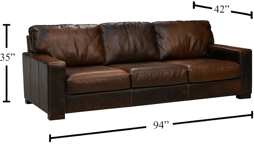 Soft Brown Leather Sofa 7003-003