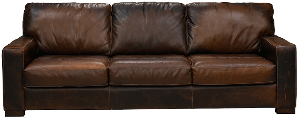 soft line waco leather sofa