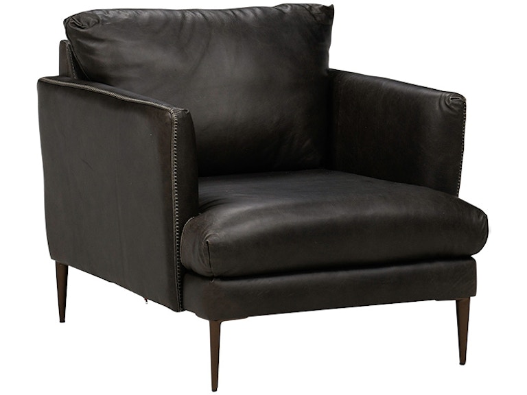 Soft Line America Waco Gray Leather Chair 7494-001 37602 508686307