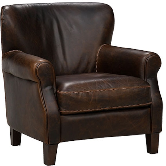 Soft Line America Waco Brown Leather Accent Chair 7492 CHR 37600 141970998